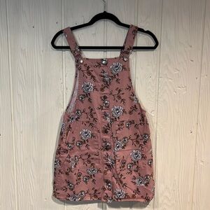 Tinsel Town Floral Overall Dress, Size M